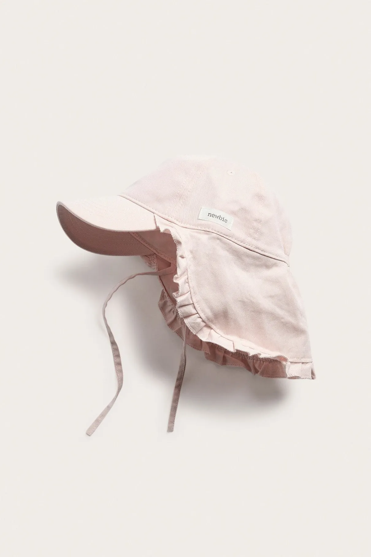 Baby & Kids pink sun cap with frill