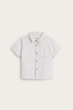 Baby & kids' purple short-sleeved shirt