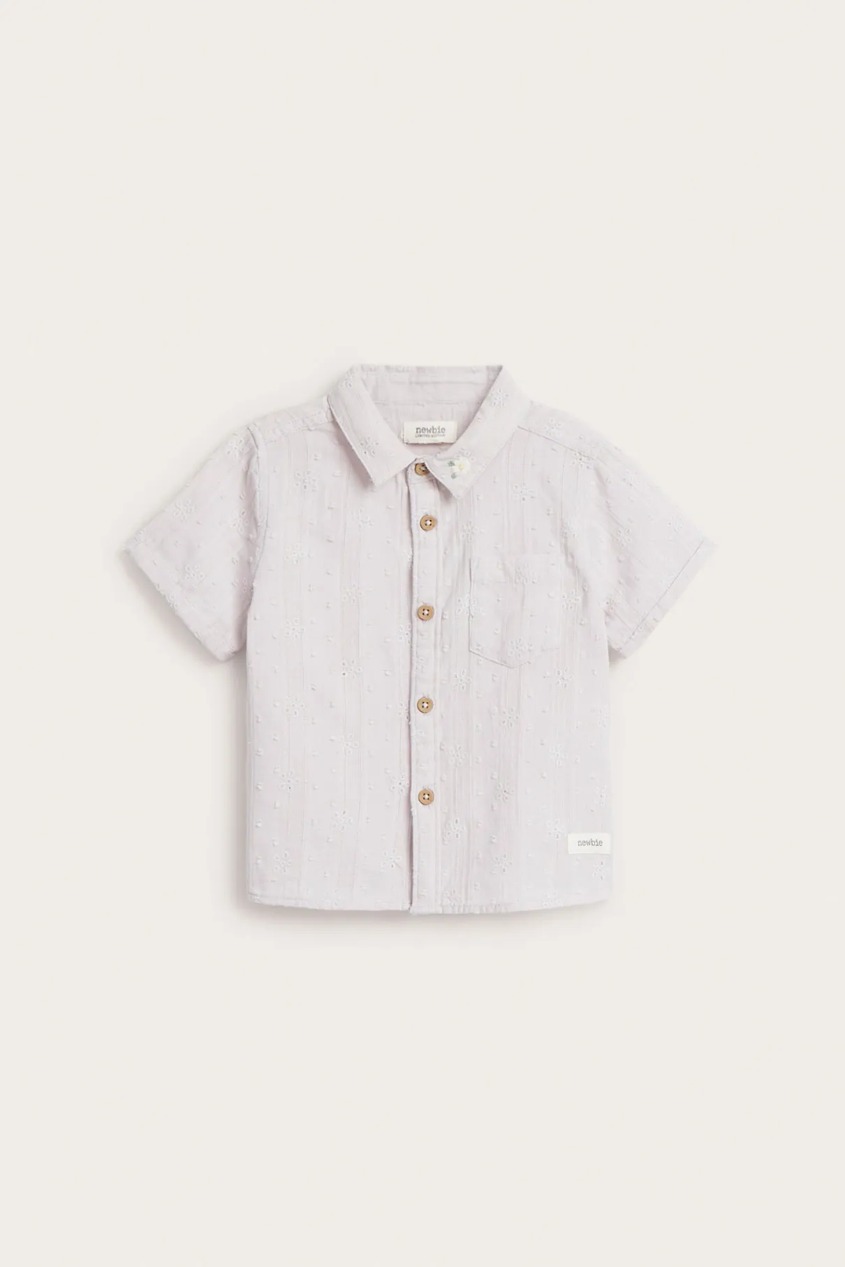 Baby & kids' purple short-sleeved shirt