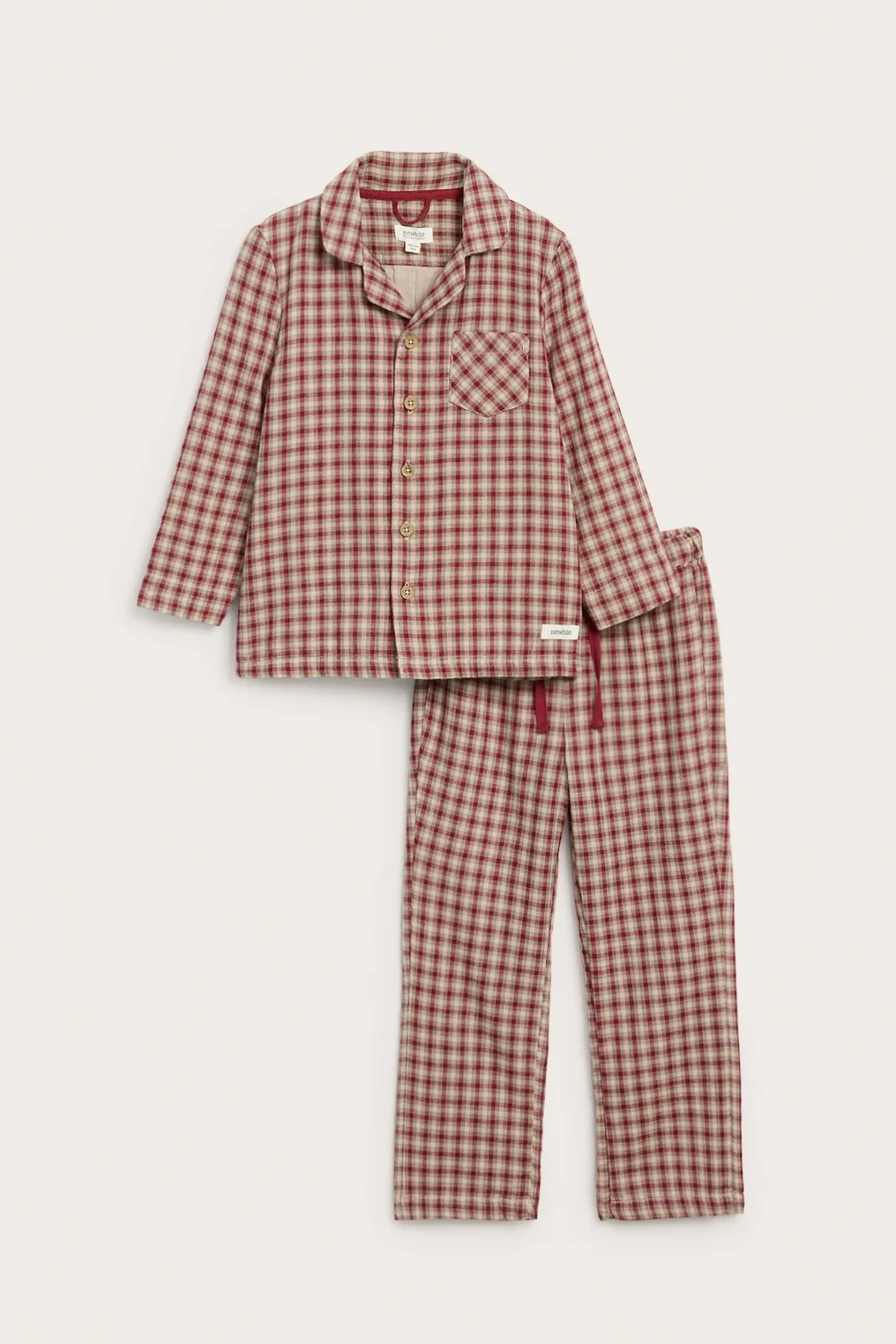 Baby & kids´ red checked pyjamas