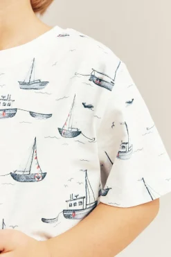 Baby & Kids sailing boat t-shirt