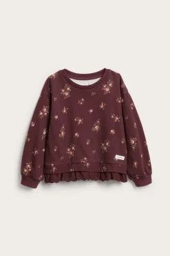 Baby & Kids sweatshirt with lace frill