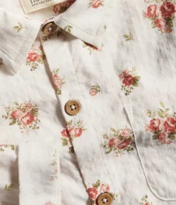 Baby & kids white floral shirt