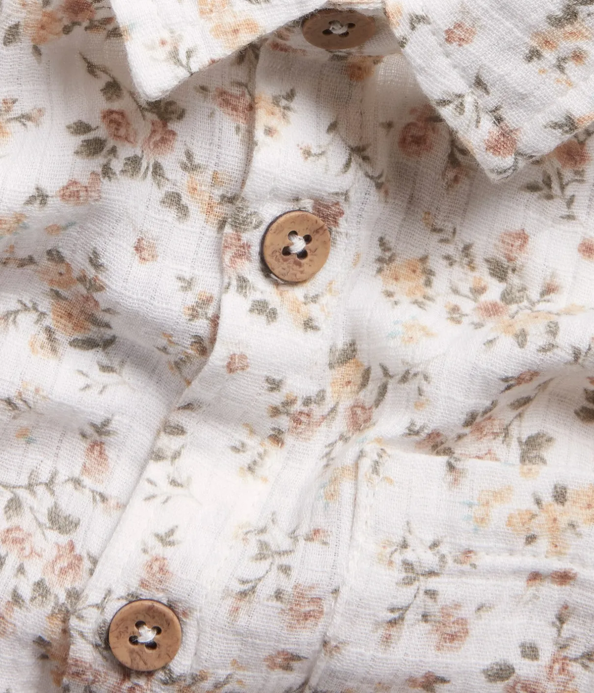 Baby & Kids white floral shirt