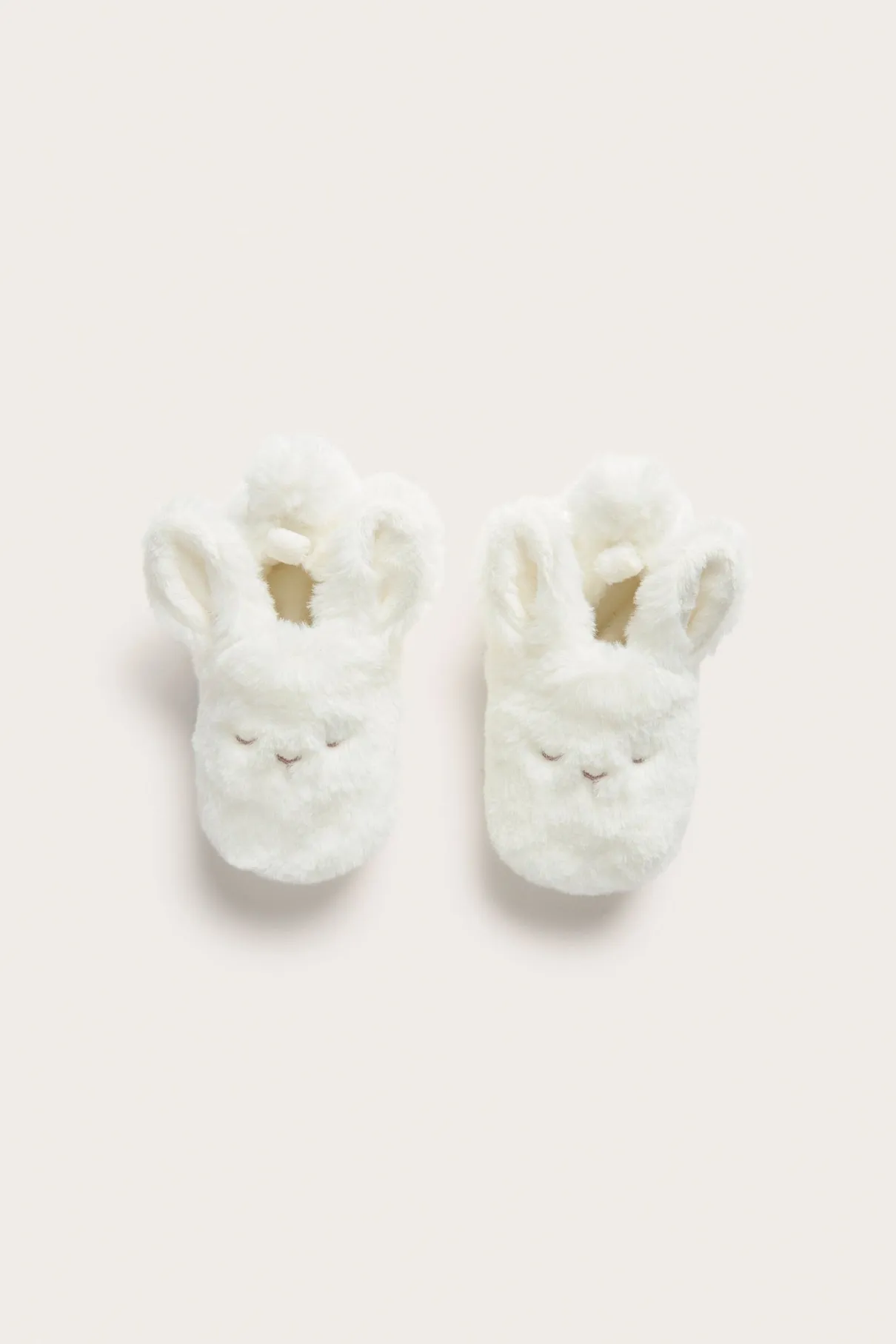 Baby & kids white knitted slippers