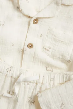 Baby & kids' white lamb pyjamas