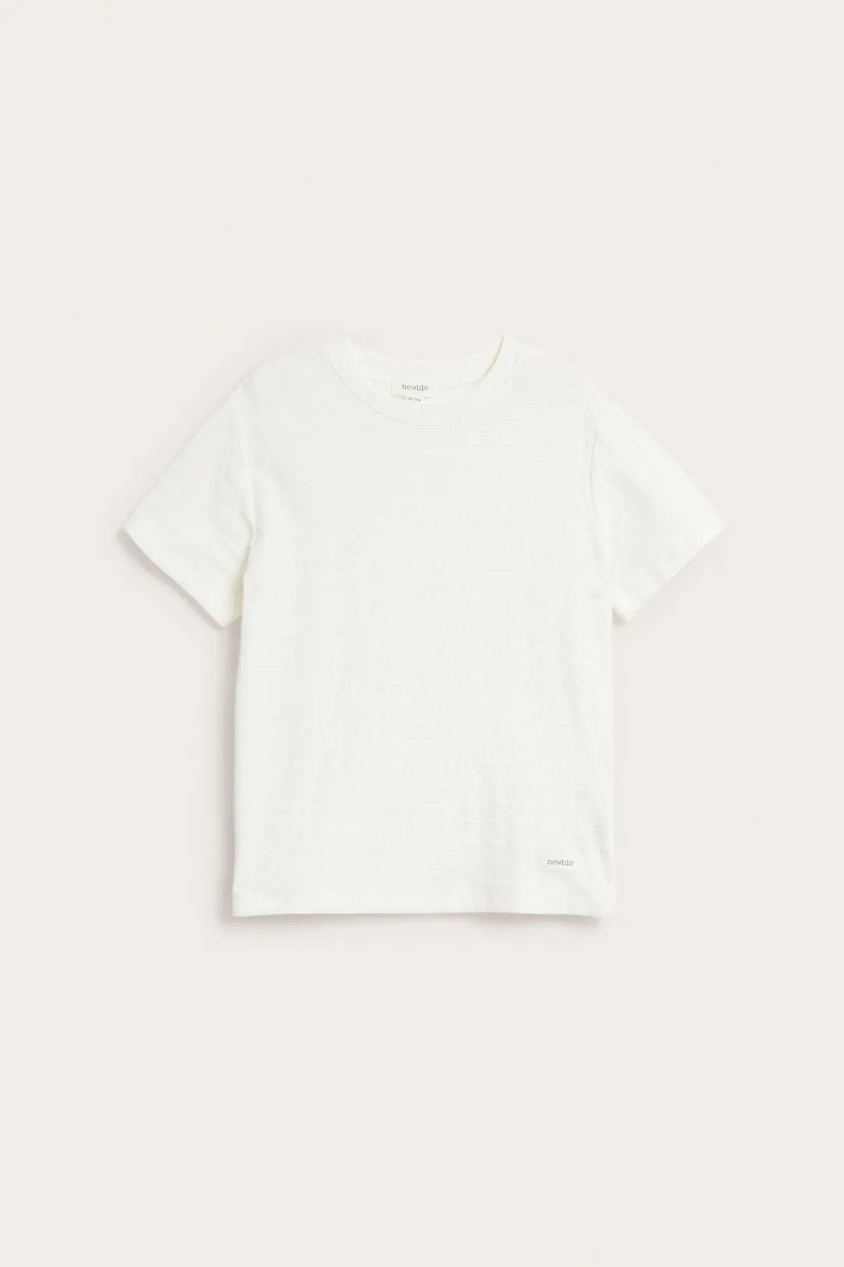 Baby & kids white textured T-shirt