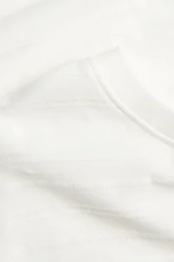 Baby & kids white textured T-shirt