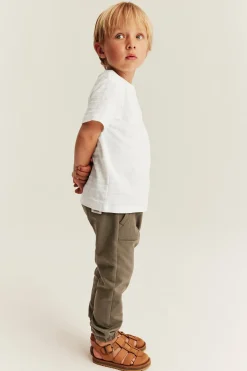 Baby & kids white textured T-shirt