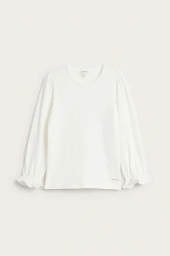 Baby & kids' white top with lace trim