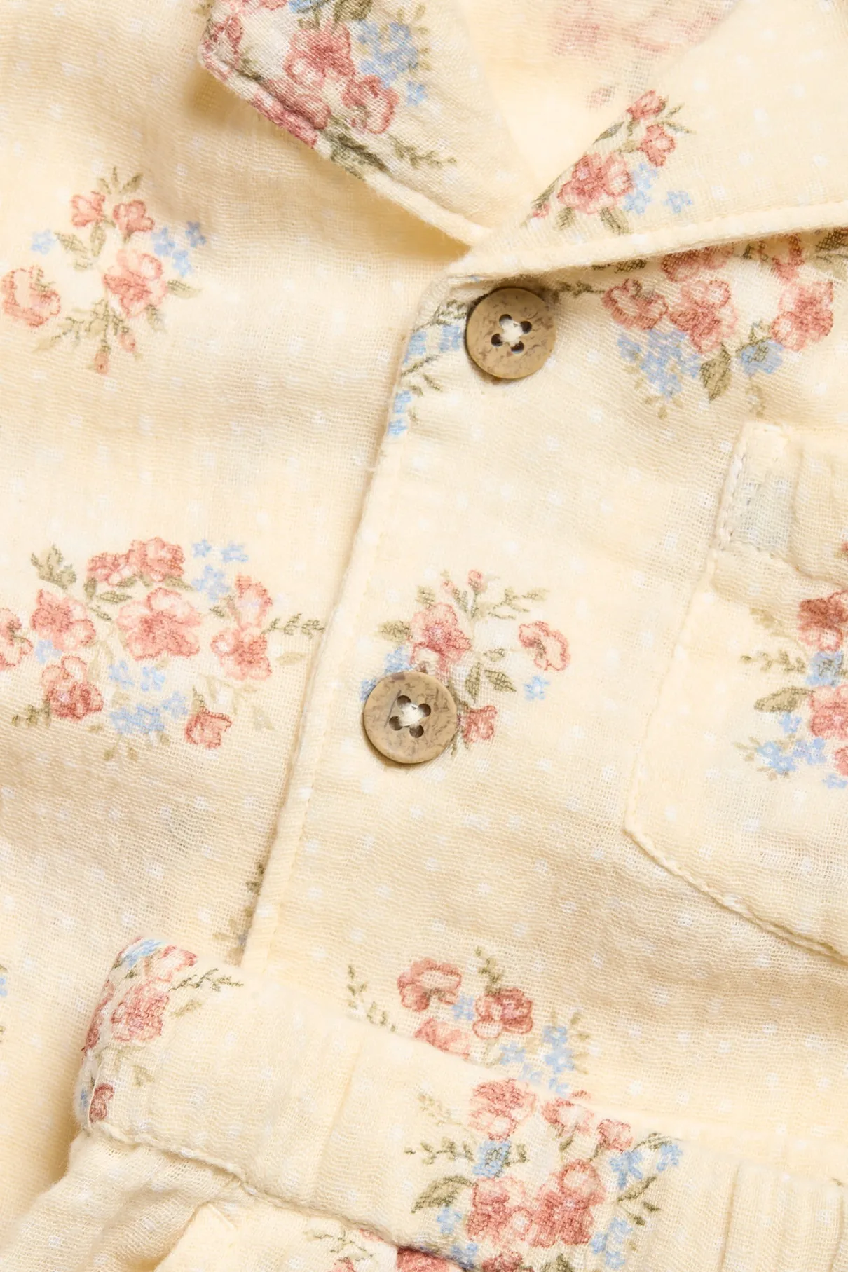 Baby & kids yellow floral pyjama set