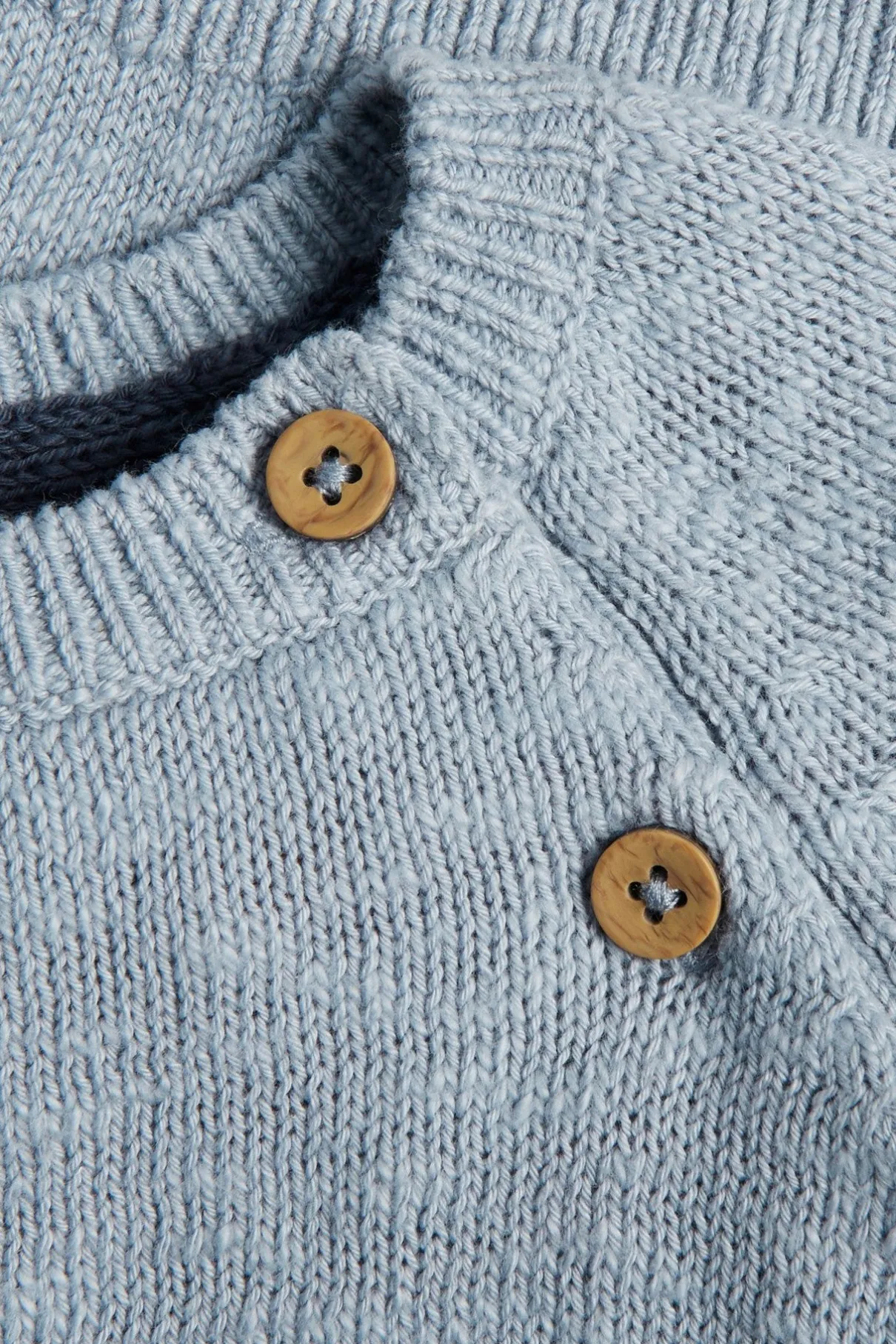 Baby knitted sweater with sailboats