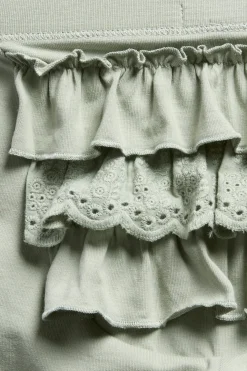 Baby leggings with frills