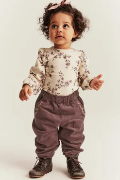 Baby lilac corduroy trousers