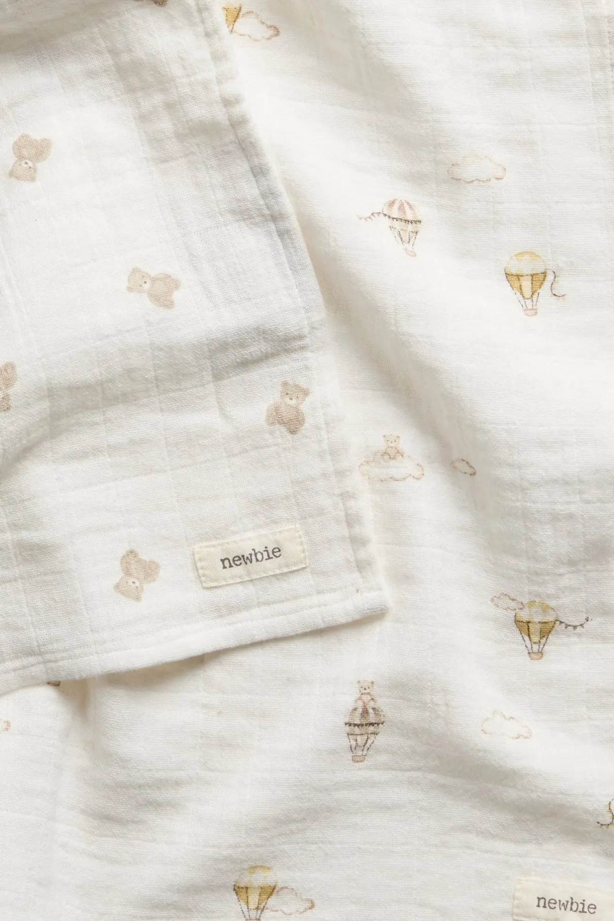 Baby muslin blankets (2-pack)