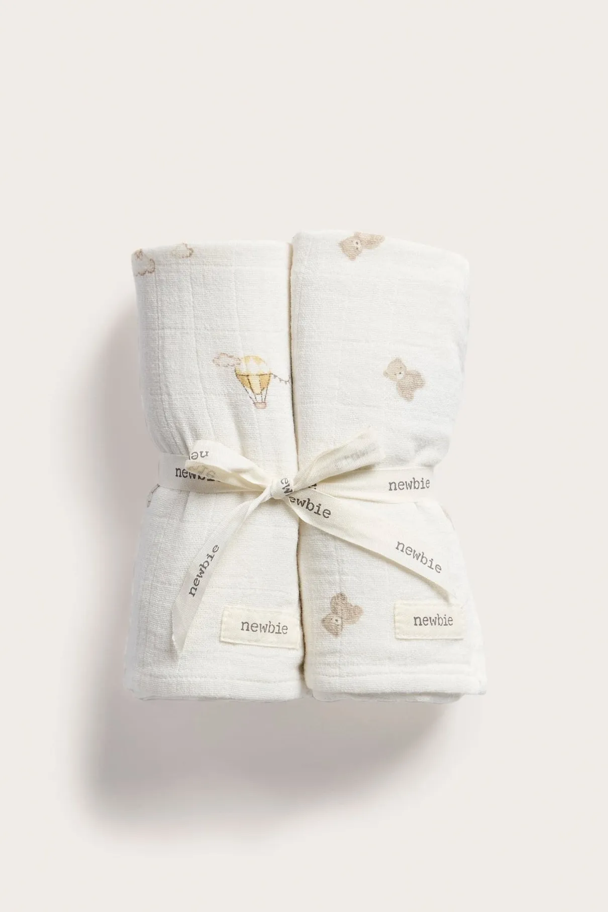 Baby muslin blankets (2-pack)