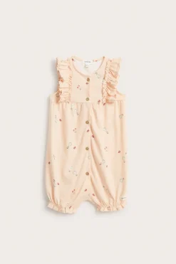 Baby patterned sleeveless romper