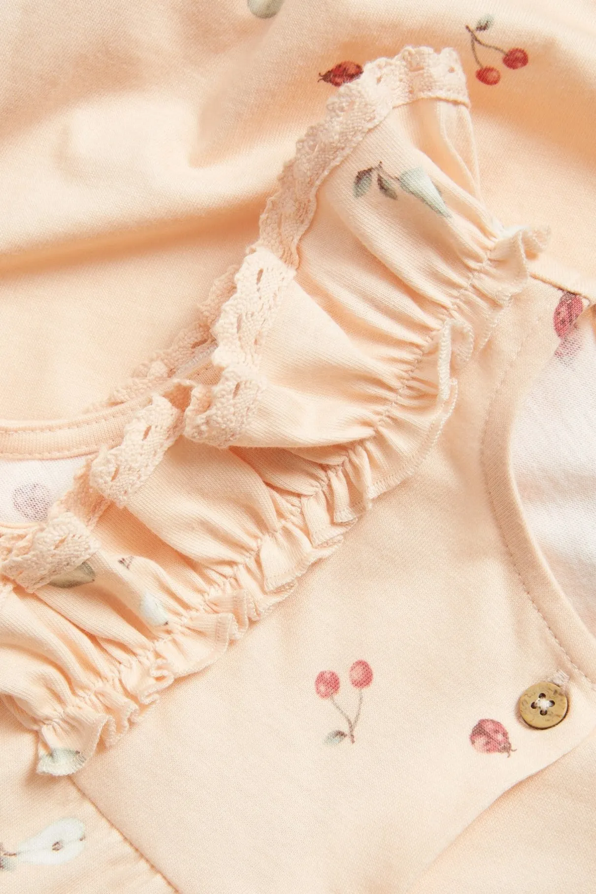 Baby patterned sleeveless romper
