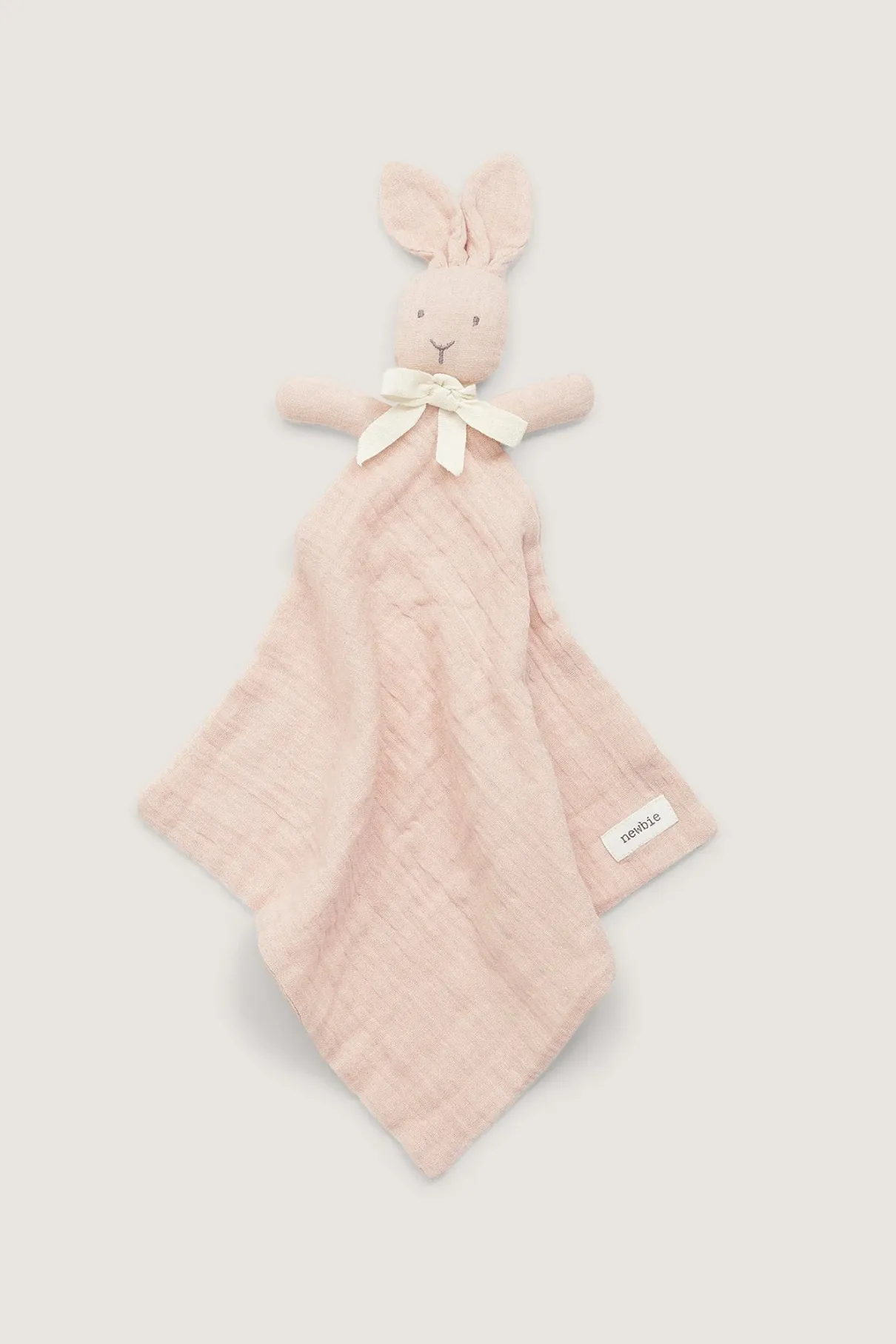 Baby pink bunny blanket