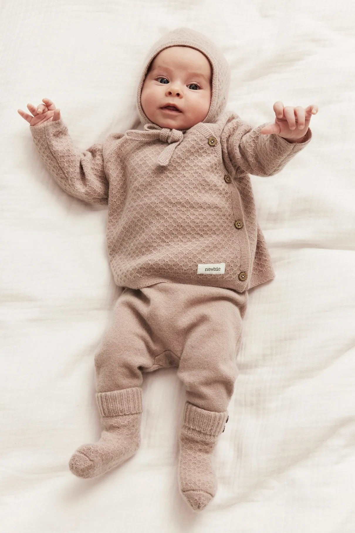 Baby pink wool-cashmere leggings