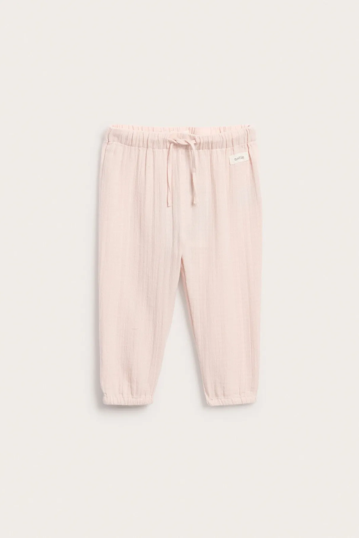 Baby pink woven trousers