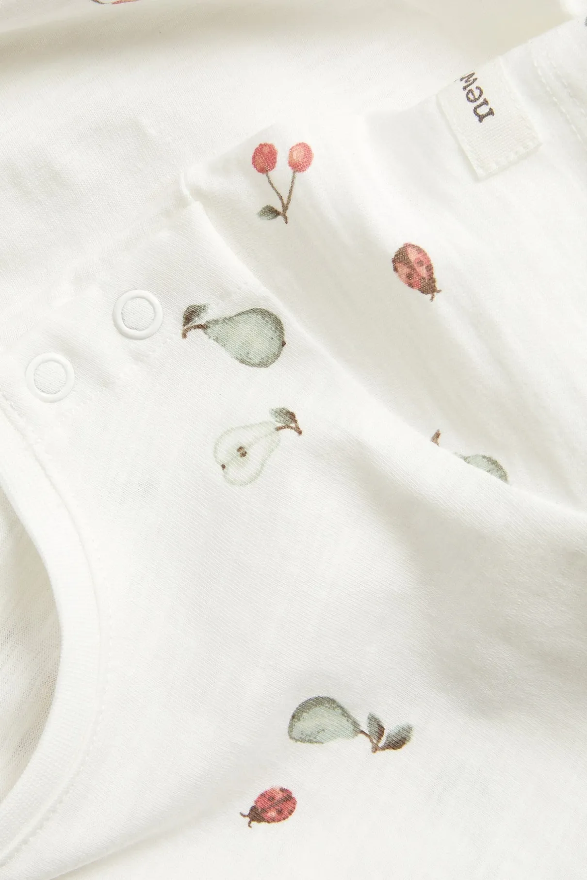 Baby short-sleeved knit bodysuit