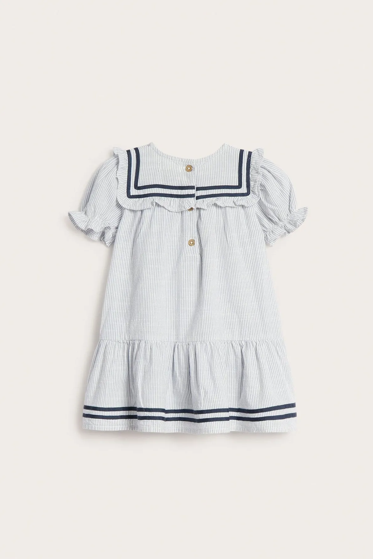 Baby short-sleeve striped dress