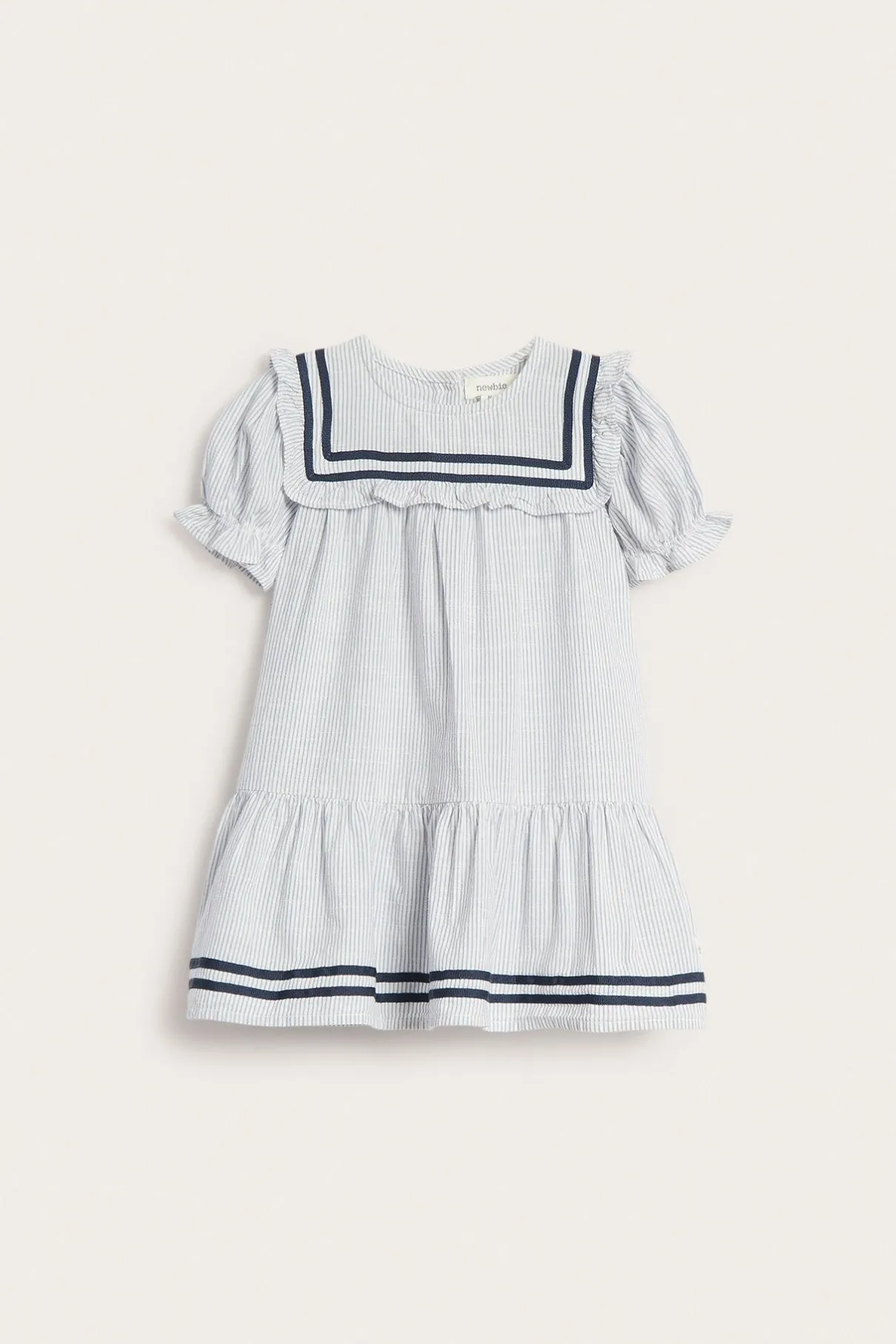Baby short-sleeve striped dress