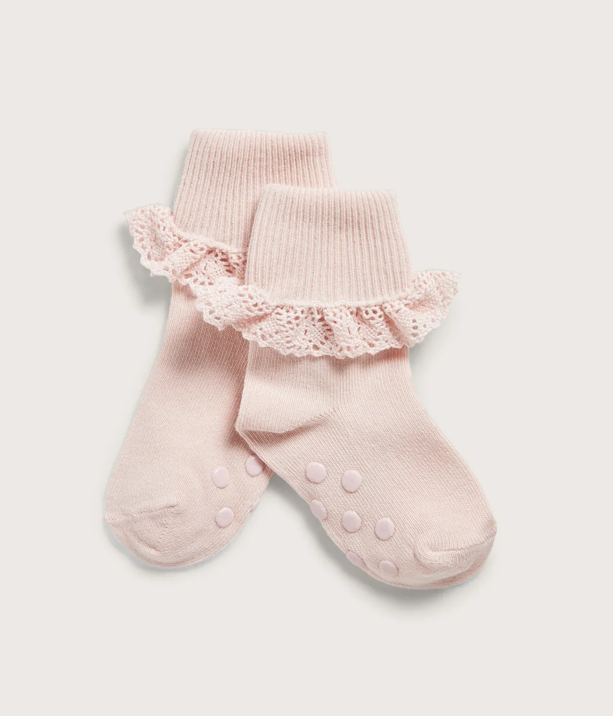 Baby socks with frills