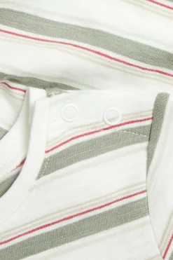 Baby striped slub tricot bodysuit