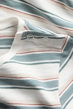 Baby striped slub tricot bodysuit