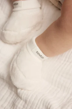 Baby white booties