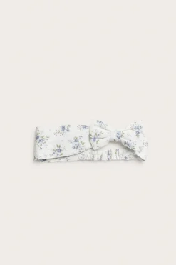 Baby white floral headband