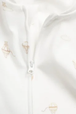 Baby white hot-air balloon pyjamas