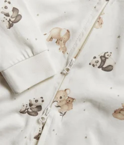 Baby white koala sleepsuit