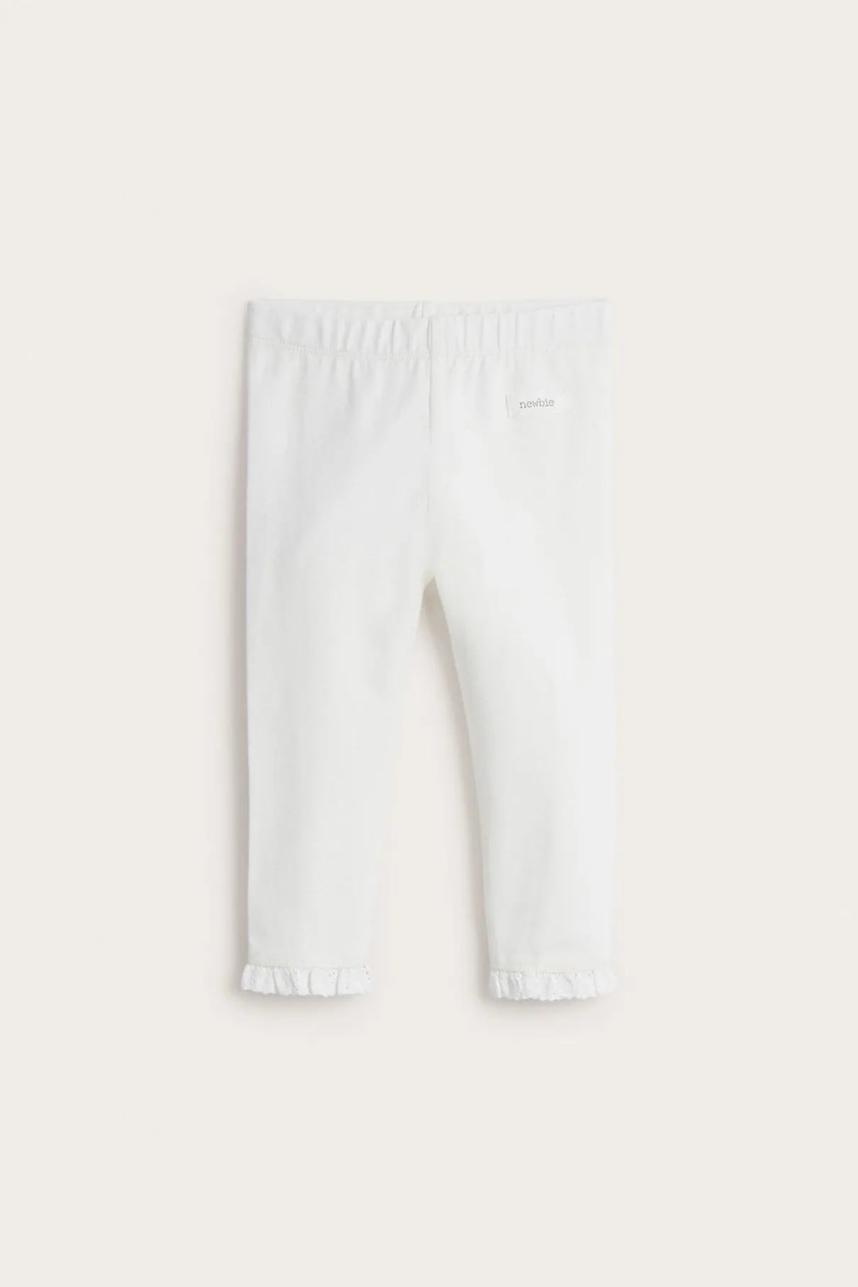 Baby white lace leggings