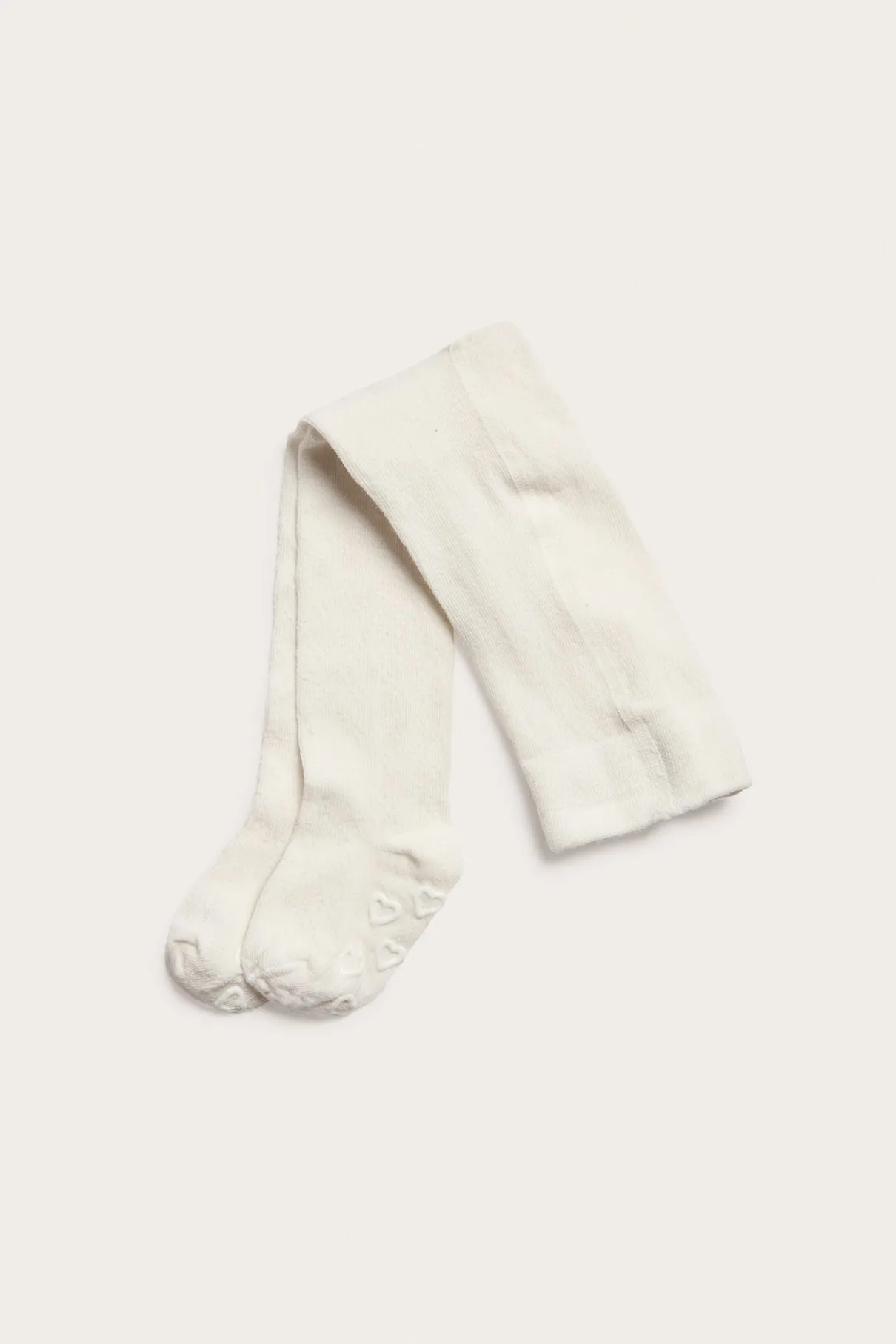 Baby white patterned tights