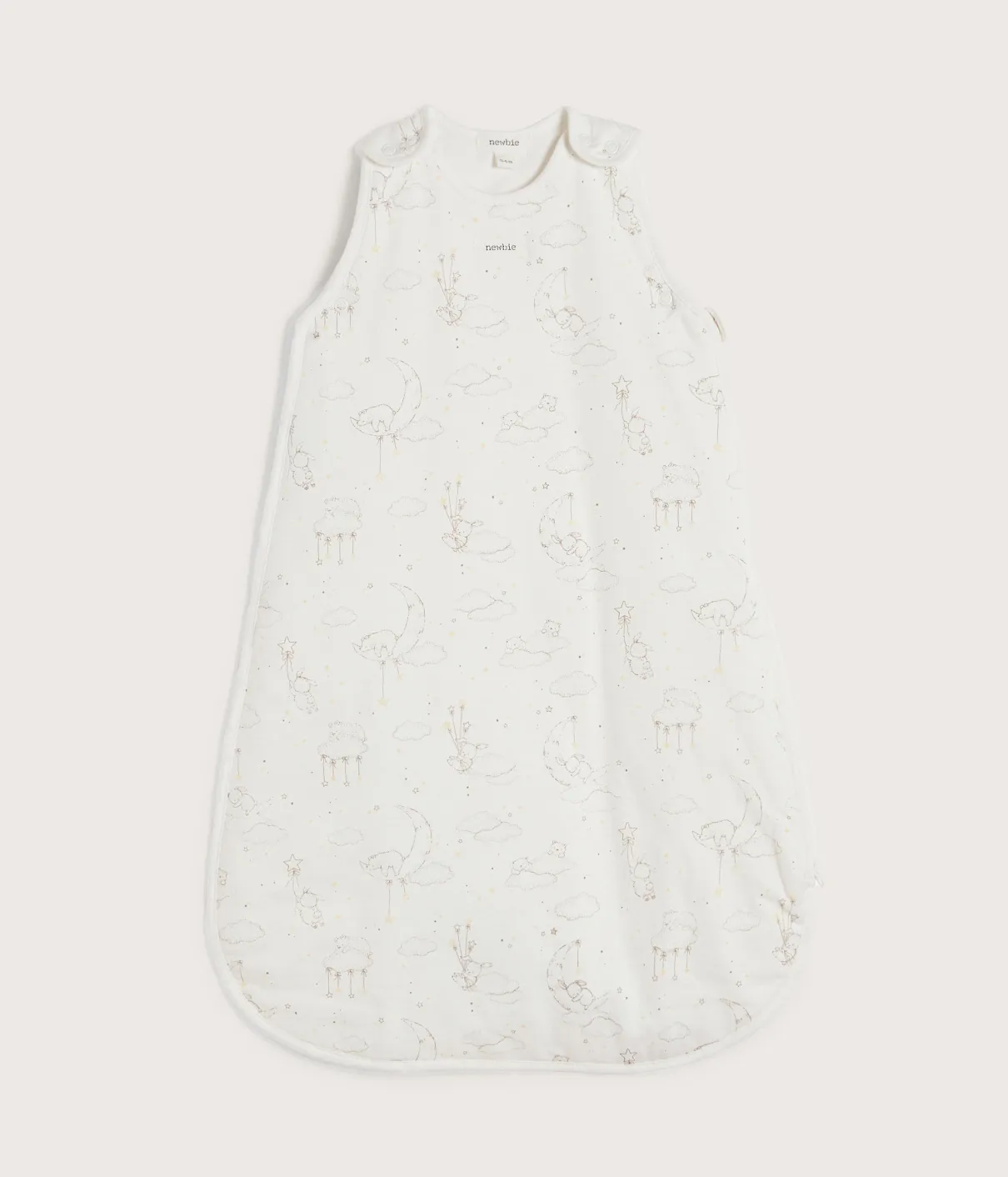 Baby white sleeping bag