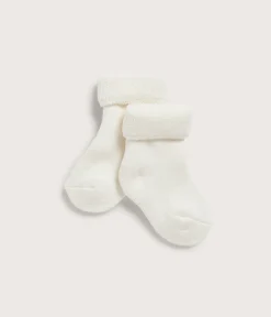 Baby white socks 2pk