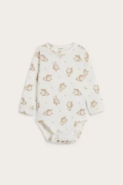 Baby white teddy bodysuit