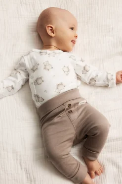 Baby white teddy bodysuit