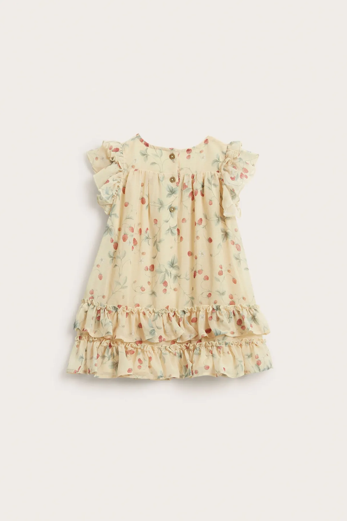 Baby wild strawberry chiffon dress