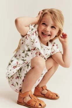 Baby wild strawberry peplum top