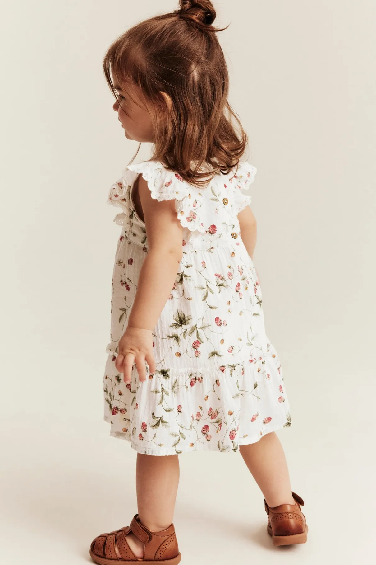Baby wild strawberry print dress