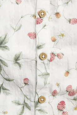 Baby wild strawberry print romper