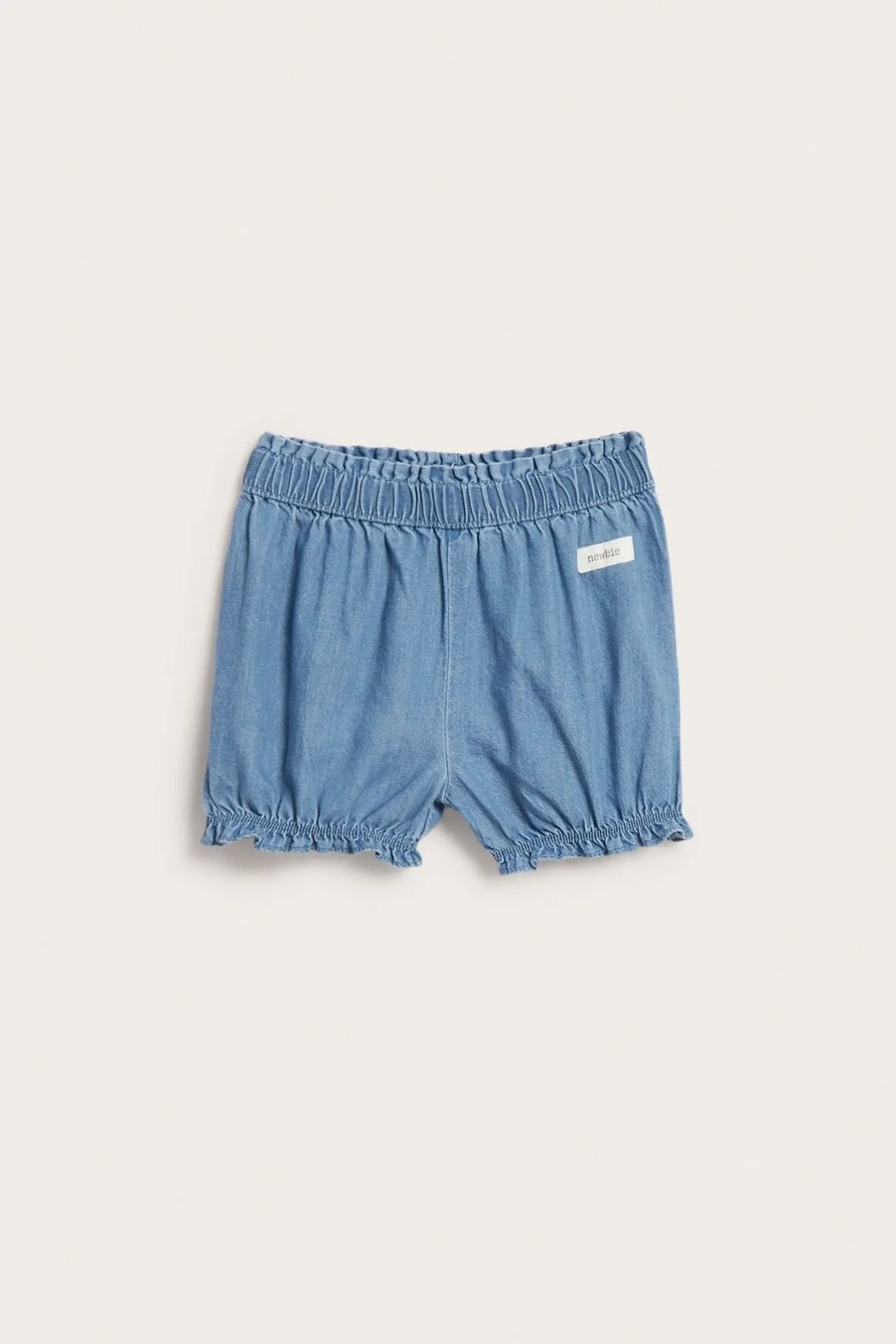 Baby woven denim shorts