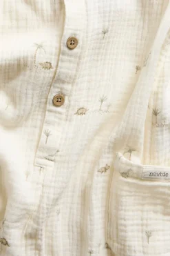 Baby woven muslin jumpsuit
