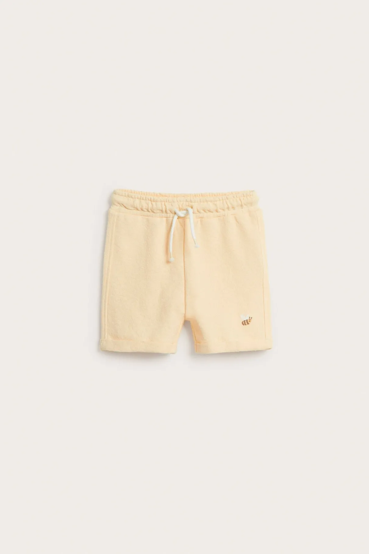 Baby yellow bumblebee shorts