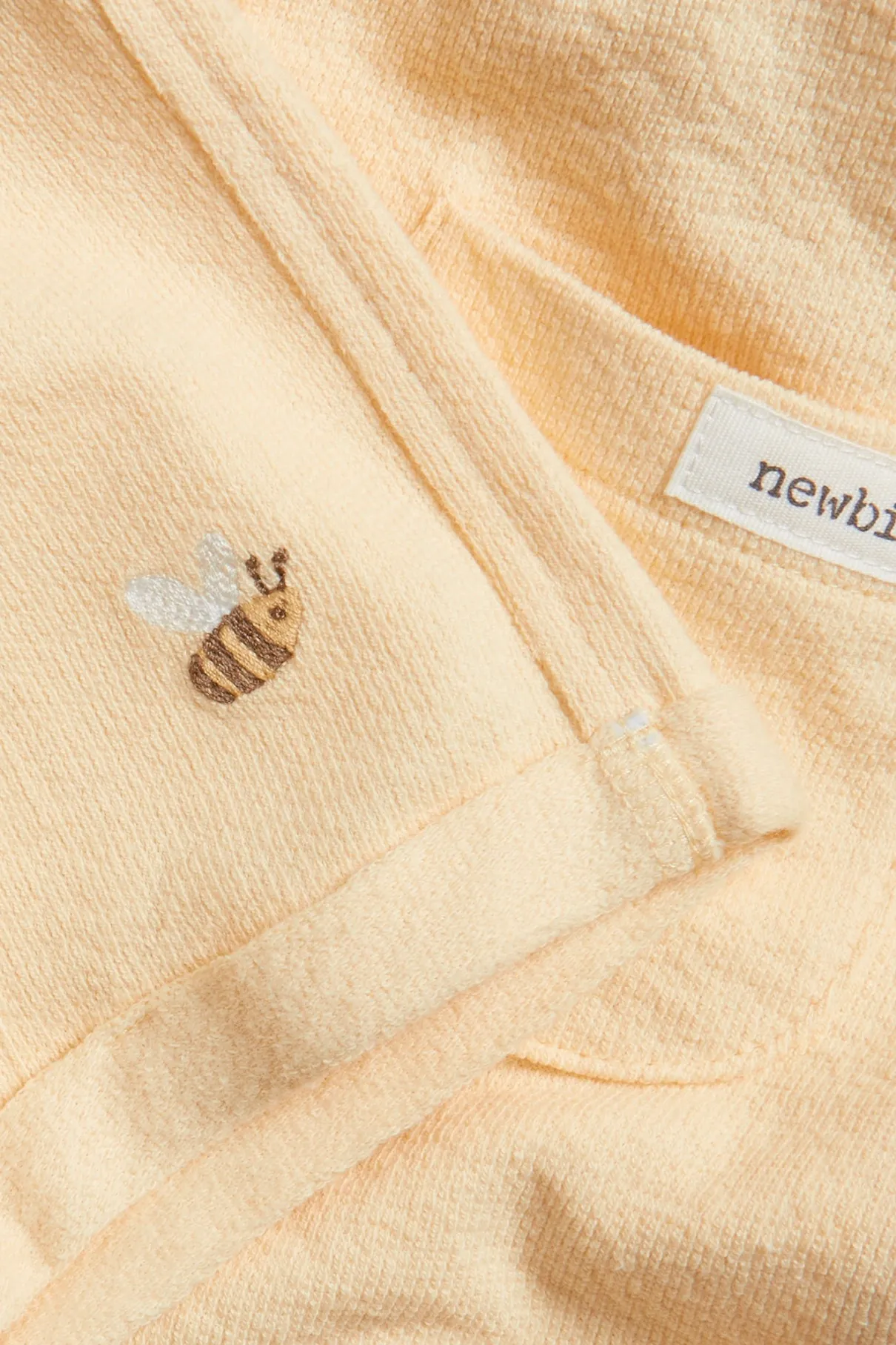 Baby yellow bumblebee shorts