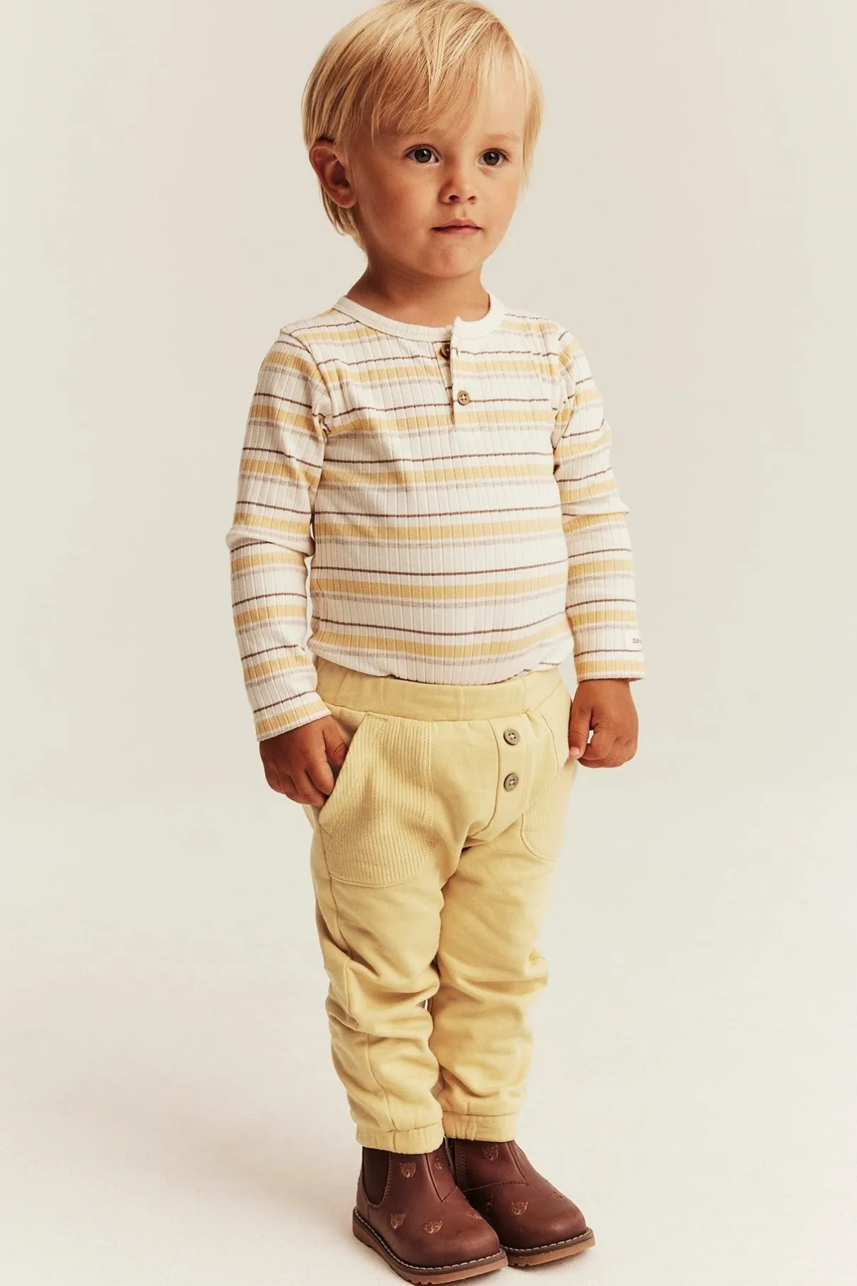 Baby yellow joggers